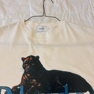 Rhude Cream Panther Graphic T-Shirt